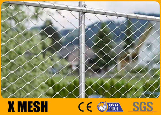 9 calibro 50x50mm 6 piedi di recinto Panels Wire Mesh Security Fence del collegamento a catena