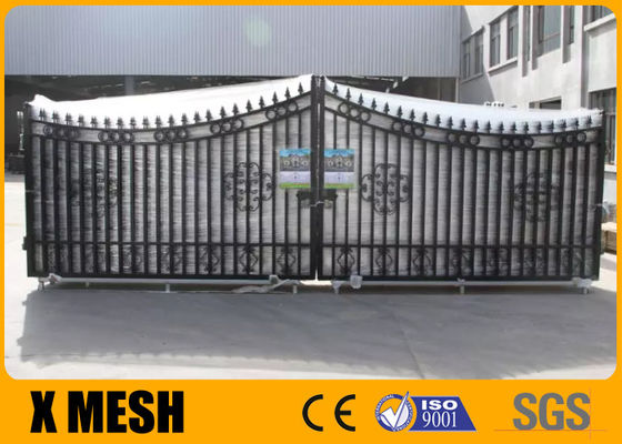 Metallo superiore unito di sicurezza che recinta X MESH Ornamental Aluminum Gates