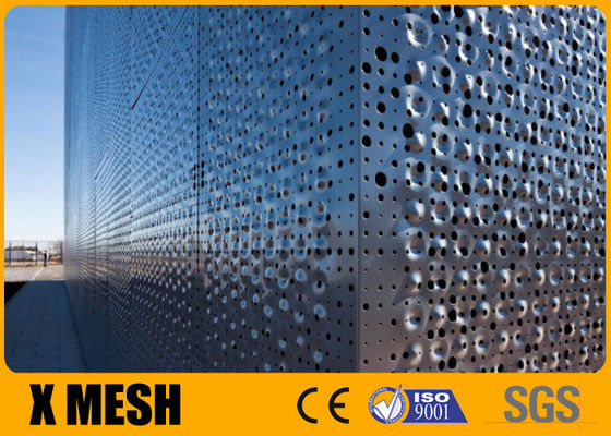 Metallo perforato di alluminio aperto Mesh Sheet di 55% 1x2m per la parete di costruzione