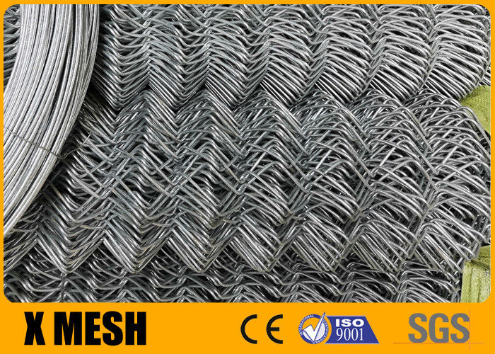 6061 bene durevole di alluminio di Diamond Chain Link Mesh Fencing ASTM A 491
