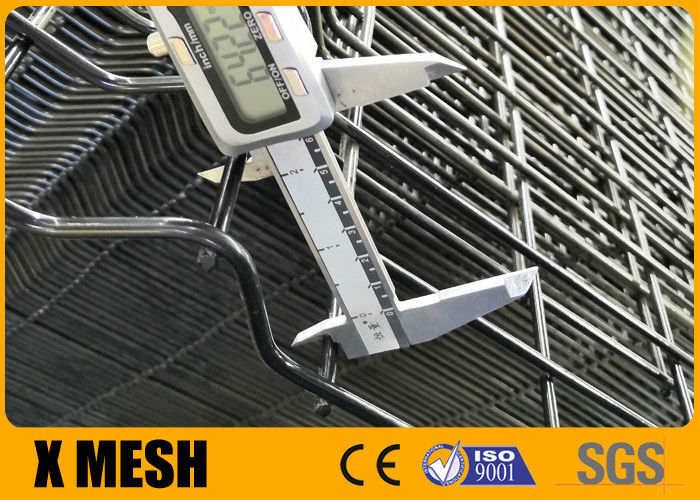 Spessore 50*200mm di Mesh Fencing 2mm del cavo ricoperto polvere di RAL 9005