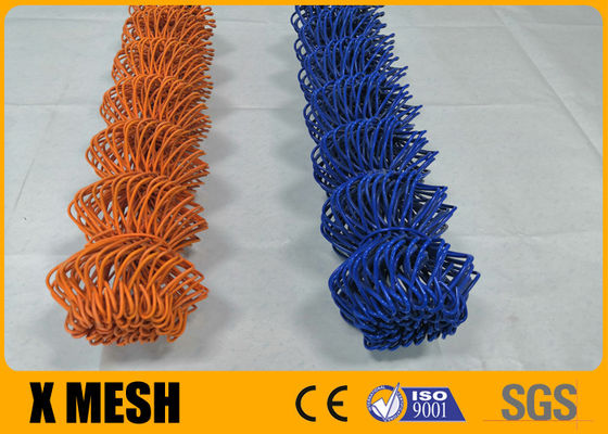Il PVC economico arancio di Mesh Fencing del collegamento a catena di 12 calibri ha ricoperto
