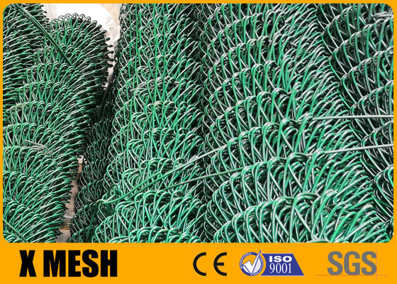 Collegamento a catena Mesh Fencing ASTM F668 del vinile di verde di 50 piedi