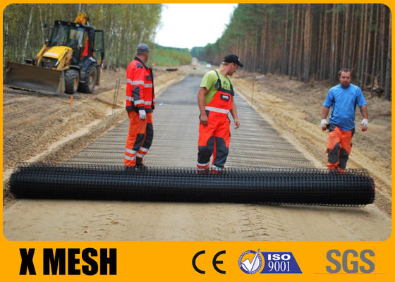 4x10m Mesh Netting Roll di plastica nero ASTM D7737 per il progetto municipale