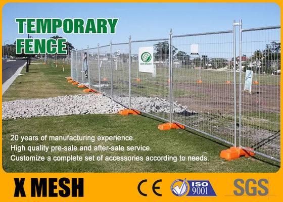 Dimensione regolare di Mesh Fencing Portable Fence Panels 2400 W*2100 H del metallo