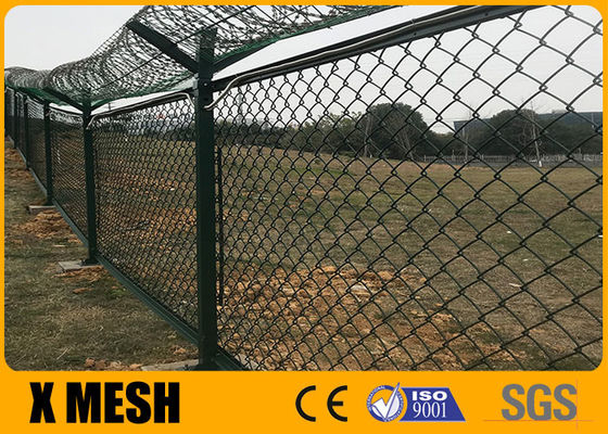 Altezza di Diamond Chain Link Mesh Fencing 0.8m-2.4m del campo da giuoco di sport inossidabile