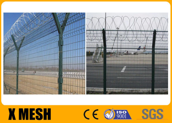 Resistenza alla ruggine di alta 3m lunghezza del recinto di sicurezza aeroportuale 2.5m lunga facendo uso di vita