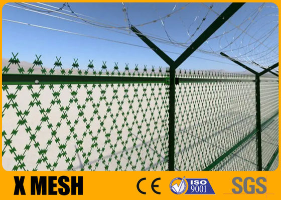 ASTM Bto-22 standard ha saldato il cavo Mesh Is Used In Airports del rasoio e le basi itari