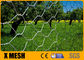 larghezza di 1.2m 2 pollici del filo di rame di uso tessuto di Mesh Fence Hexagonal Commercial Agricultural
