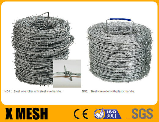 Fio spinato galvanizzato con quattro spine di tipo inverso per la sicurezza itare