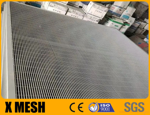 80mm X 100mm Quadratura Anti Climb Mesh Fence Colore verde per il campo commerciale