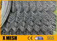 6061 bene durevole di alluminio di Diamond Chain Link Mesh Fencing ASTM A 491